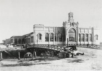 Varshavsky Railway Station. Photo, 2nd half of 19th century.