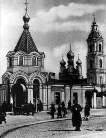 Церковь Благовещения Пресвятой Богородицы на Васильевском острове. Фото 1890-х
