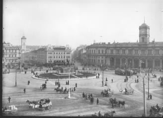 Znamenskaya Square. Photo. Between 1910 and 1912.