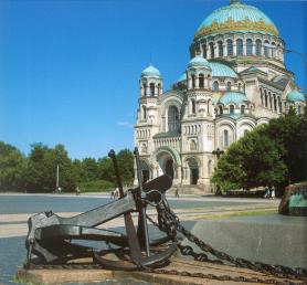 St. Nicholas Naval Cathedral in Kronstadt.