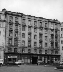 House of Lenfilm film studio, where the director G.M.Kozintesev lived.