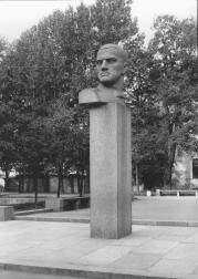 Monument to V.V.Mayakovsky on Mayakovskogo Street.