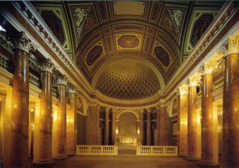Interior of the Maltese Chapel.