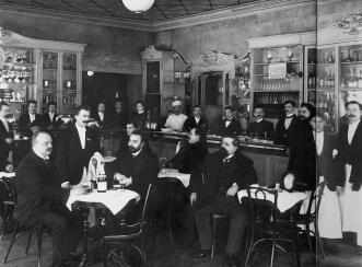 Кафе "Доминик". Фото 1900-х
