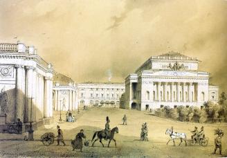 Александринский театр. А.Ф. Чернышев. 1851