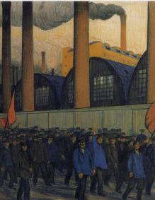 Manifestation By B.M.Kustodiev. 1905.