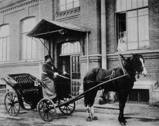 Извозчичья пролетка. Фото 1916