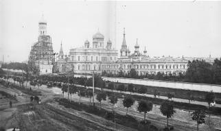 Novodevichy Convent on Zabalkansky Avenue. Photo, 1900s.