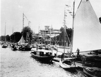 Yacht Club on Krestovsky Island. Photo, 1900s.