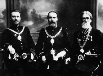 Members of the City Duma. Photo, 1913.