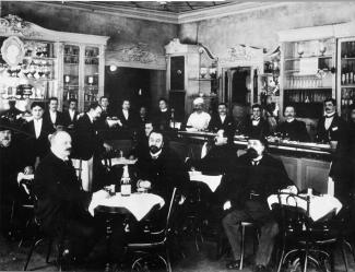 Кафе "Доминик". Фото 1913