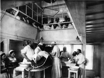 Operating Room of Eleninsky Maternity Institute. Photo, 1903.