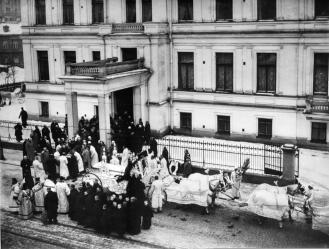 Funeral of S.Y.Vitte. Photo, 1915.
