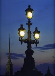 Lantern of Troitsky Bridge.
