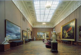 State Museum of Russian Art. The hall of K.P.Bryullov.