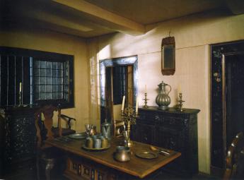 Cabin of Peter the Great Museum. Dining-room.