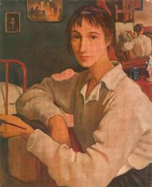 З.Е.Серебрякова. Автопортрет. 1922