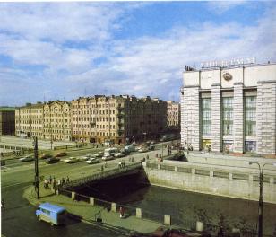 Ново-Московский мост через Обводный канал.