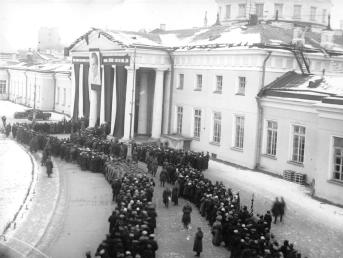Funeral of S.M.Kirov. December, 1934.