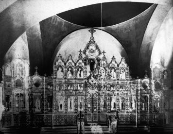 Интерьер церкви Леушинского подворья
