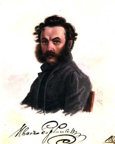 Иван Иванович Горбачевский.
Акварель Н.А.Бестужева. 1837.
