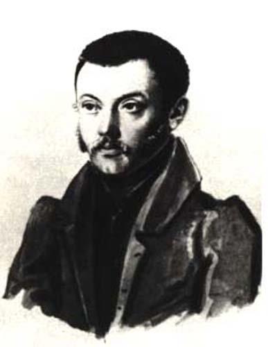 Иван Васильевич Киреев.
Акварель Н.А.Бестужева. 1836.
