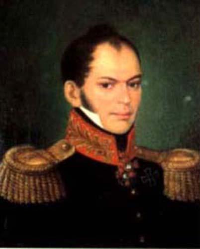 Михаил Александрович Фонвизин.
Неизвестный художник. 1820-е.
