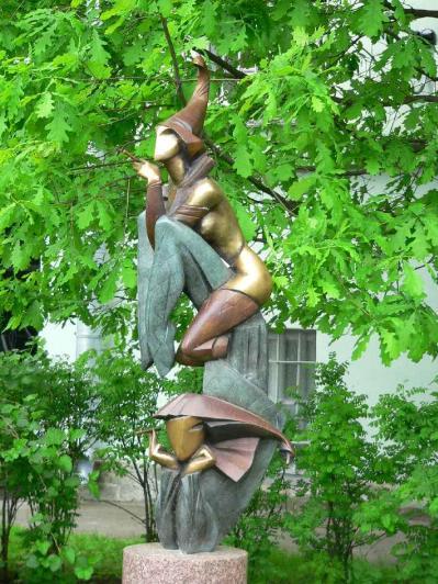 Скульптура "Перекур". Фото В. Лурье с сайта http://www.petrograph.ru/