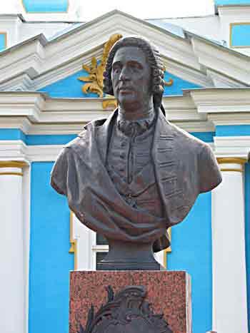 Памятник Растрелли. Фото И. Селезневой с сайта http://thimble.h11.ru/