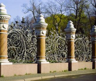 Railing of Mikhailovsky Garden.