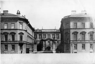 Building of the Choral Chapel. Photo, 1900s