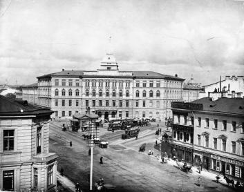 Building of the Technological University. Photo, 1900s.