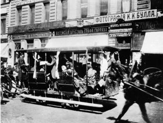 54 Nevsky Prospect. The Site of the Photo Studio of K.K.Bulla. Photo, 1900s.