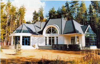 A cottage in Repino Village.