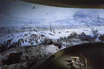 Memorial diorama The Break of the Siege of Leningrad.