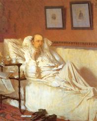 N.A.Nekrasov in the Period of the Last Songs. By I.N.Kramskoy. 1877-78.