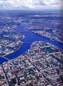 City on the Neva River.