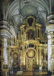Iconstasis of the Summer Church of the St. Nicholas’ Naval Cathedral.