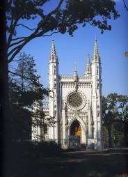 Historicism. St.Alexander Nevsky Church in Peterhof.