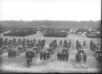 May Military Parade on the Field of Mars. Photo by K.K.Bulla.1903.