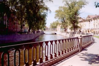 Moika River near Kharlamov Bridge