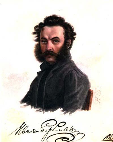 Иван Иванович Горбачевский.
Акварель Н.А.Бестужева. 1837.
