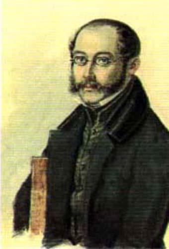 Николай Александрович Крюков.
Акварель Н.А.Бестужева. 1836.
