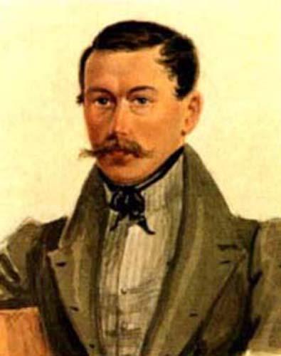 Александр Николаевич Сутгоф.
Акварель Н.А.Бестужева. 1839.
