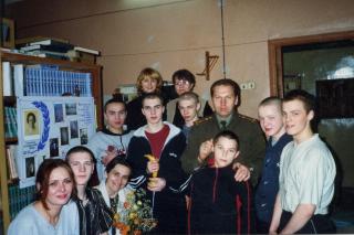 «Добрый город». Участники Дня поэзии А. Блока в библиотеке Следственного изолятора № 4. 2000